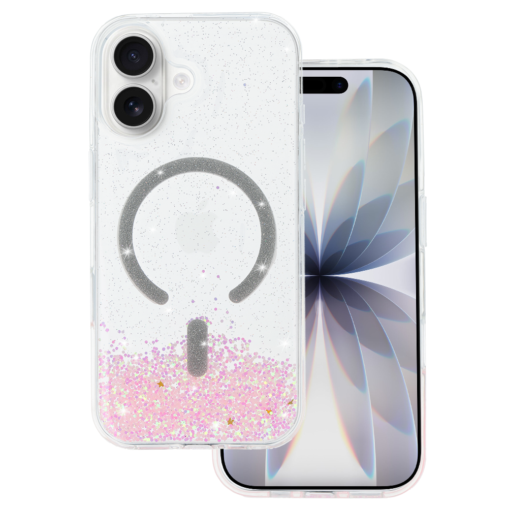 Tel Protect Moonlite Magsafe Ümbris jaoks Iphone 17 roosa clear