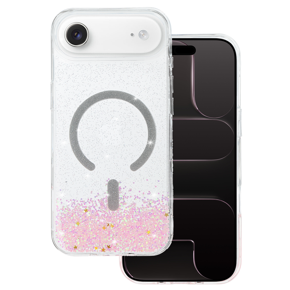 Tel Protect Moonlite Magsafe Ümbris jaoks Iphone 17 Air roosa clear