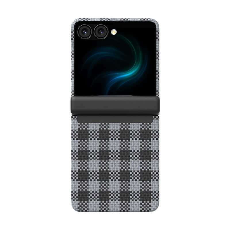 Benks Magnetic Armor Vichy Spin Kevlar Ümbris 1000D (BK48) jaoks Samsung Galaxy Z Flip 7 must