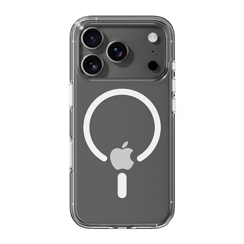 Rock Crystal Shield Series Magnetic Ümbris jaoks Iphone 17 Pro läbipaistev