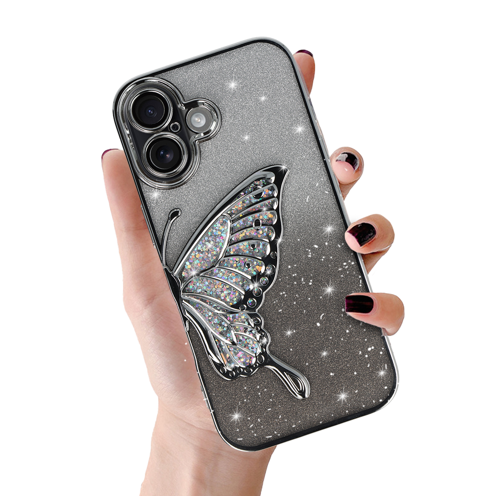 Tel Protect Butterfly Water Ümbris jaoks Iphone 17 silver