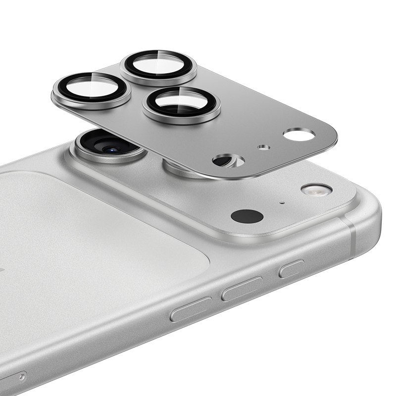 Benks Karastatud klaas Glass Warrior Metal Integrated Lens Protector (C069) jaoks Iphone 17 Pro (lens 3 pieces) valge