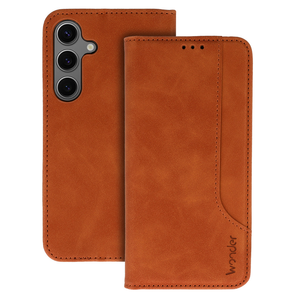 Wonder Prime ümbris Samsung Galaxy S26 Plus jaoks pruun