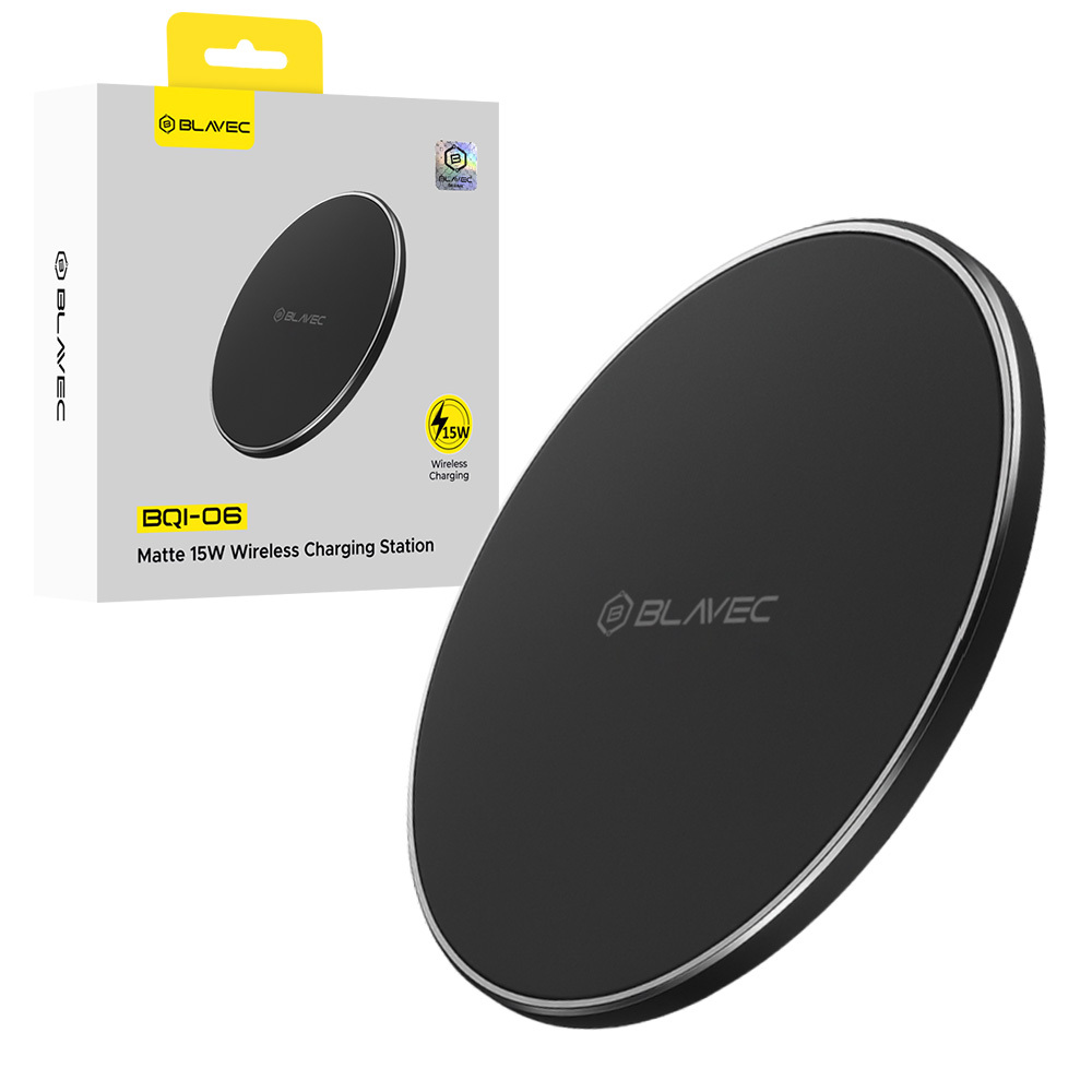 Blavec Induction charger BQI-06 Qi 15W UniCharge (BQI06-QIB) matte black