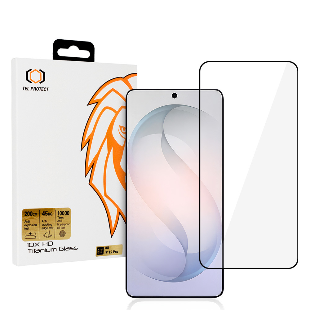 Tel Protect 10X HD Titanium karastatud klaas Samsung Galaxy S26 Plus jaoks koos sõrmejälje avamisega