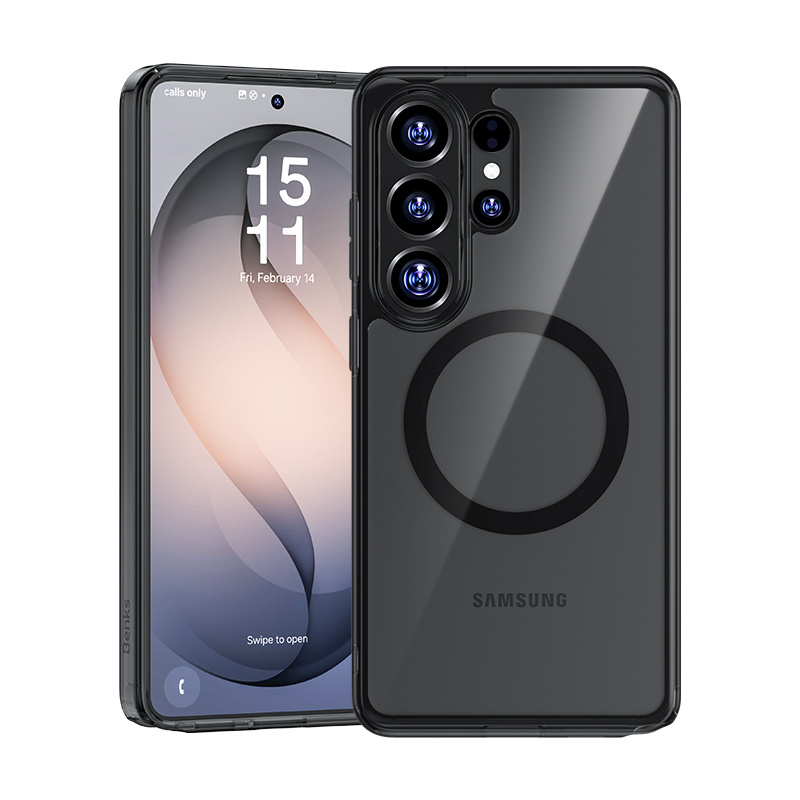 Benks Magnetic Crystal TPU Frame Case (0050) Samsung Galaxy S26 Ultra mustale mudelile