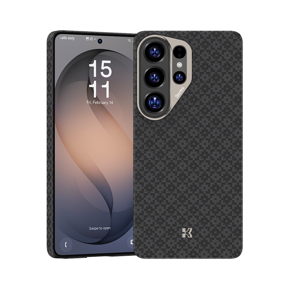 Benks Magnetic Armor Air Armor Grid Kevlar Ümbris Metal Frame 600D (E050) for Samsung Galaxy S26 Ultra must