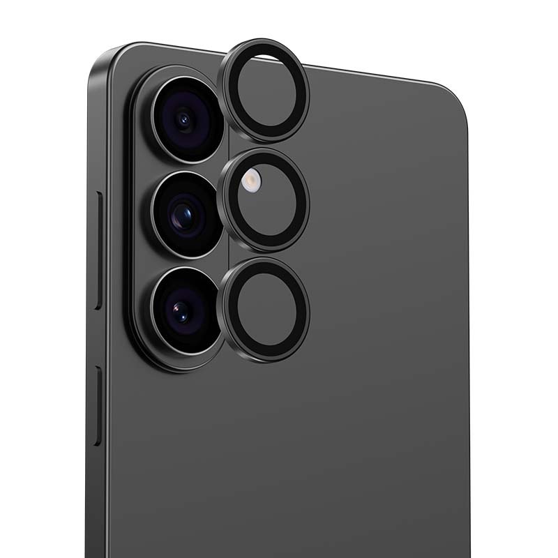 Benks Karastatud klaasist sõdalane klaasist kaitseklaas kaamerale Samsung Galaxy S26/S26 Plus (objektiiv 3 tk) must