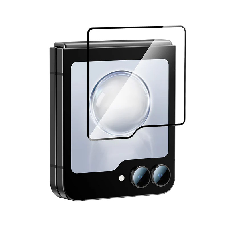 Benks Glass Warrior HD karastatud klaas Samsung Galaxy Z Flip 7 must