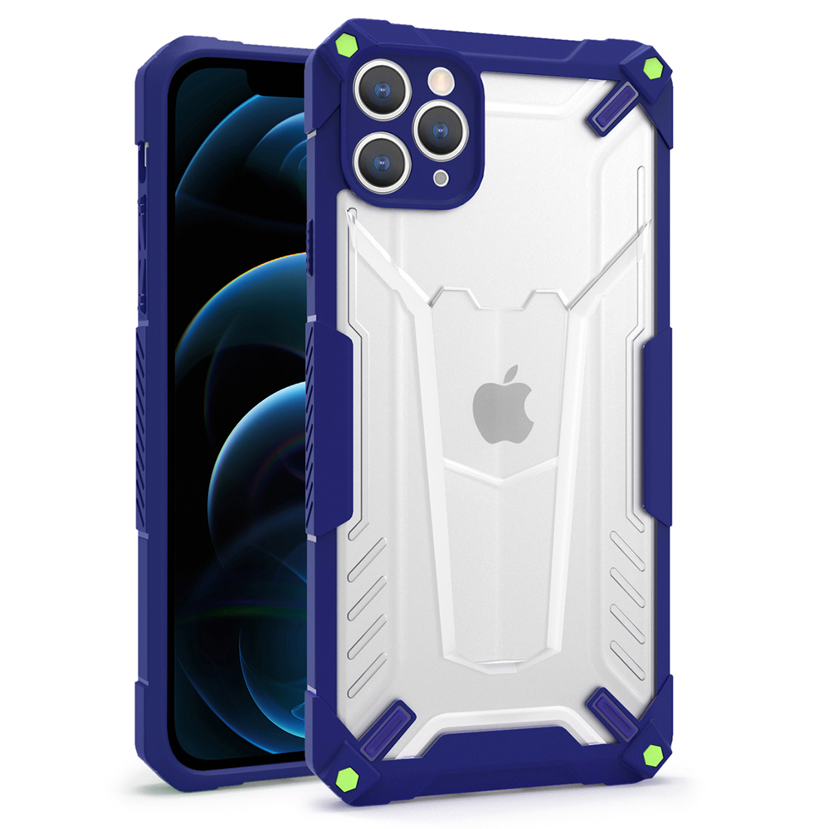 Tel Protect Hybrid Ümbris jaoks Iphone 13 Pro Max Tumesinine
