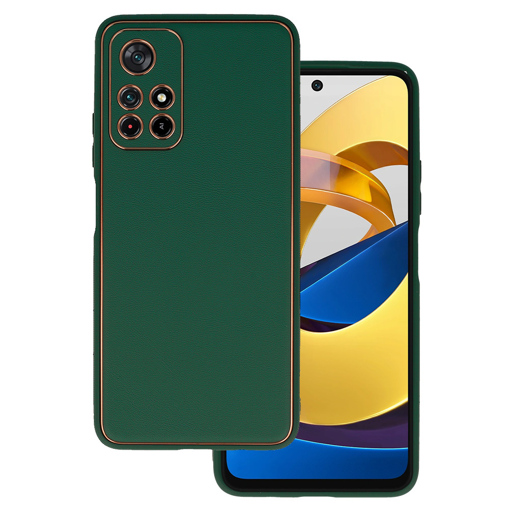 TEL PROTECT Luxury Ümbris jaoks Xiaomi Redmi Note 11 5G/Note 11S 5G/Poco M4 Pro 5G Dark roheline