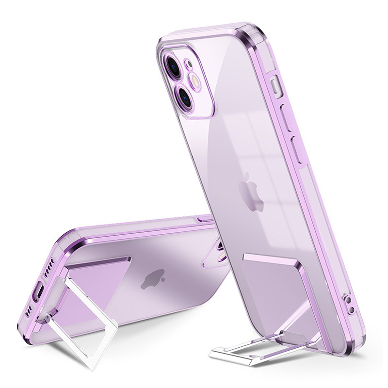 Tel Protect Kickstand Luxury Ümbris jaoks Iphone 13 Pro Max Purple