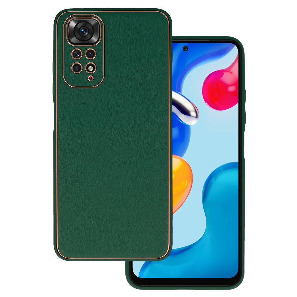 TEL PROTECT Luxury Ümbris jaoks Xiaomi Redmi Note 11 Pro/Note 11 Pro 5G Dark roheline