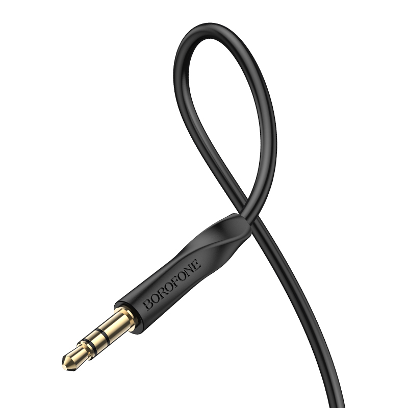 Borofone Kaabel AUX BL16 - jack 3,5mm to jack 3,5mm - 1 metr must