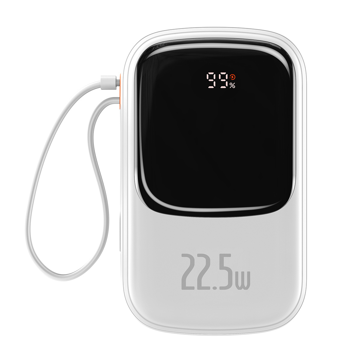 Baseus внешний аккумулятор 20000mAh Qpow Pro - USB + Type C - PD 22,5W с кабелем Type C (PPQD060302) белый