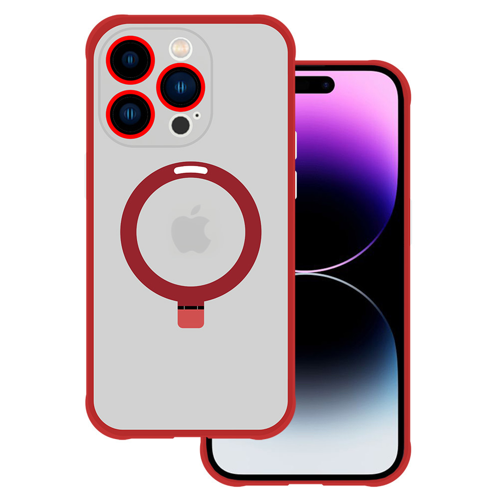 Tel Protect Magical Magsafe Alus Ümbris jaoks Iphone 15 Pro punane