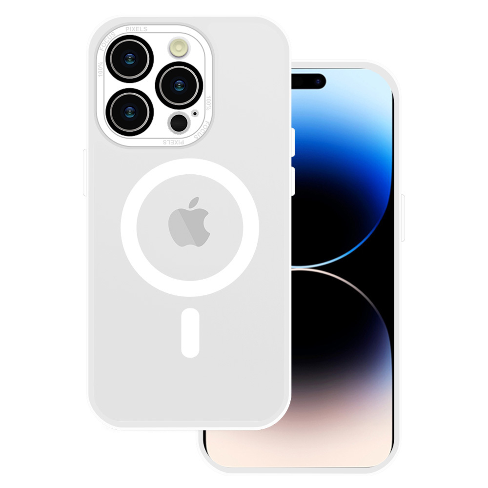 Tel Protect Magmat Ümbris jaoks Iphone 15 Pro valge