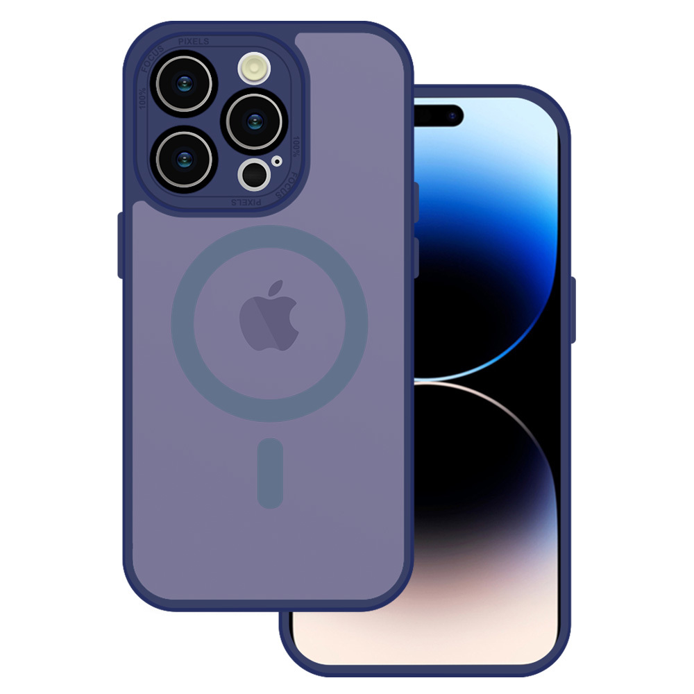 Tel Protect Magmat Ümbris jaoks Iphone 15 Pro tumesinine