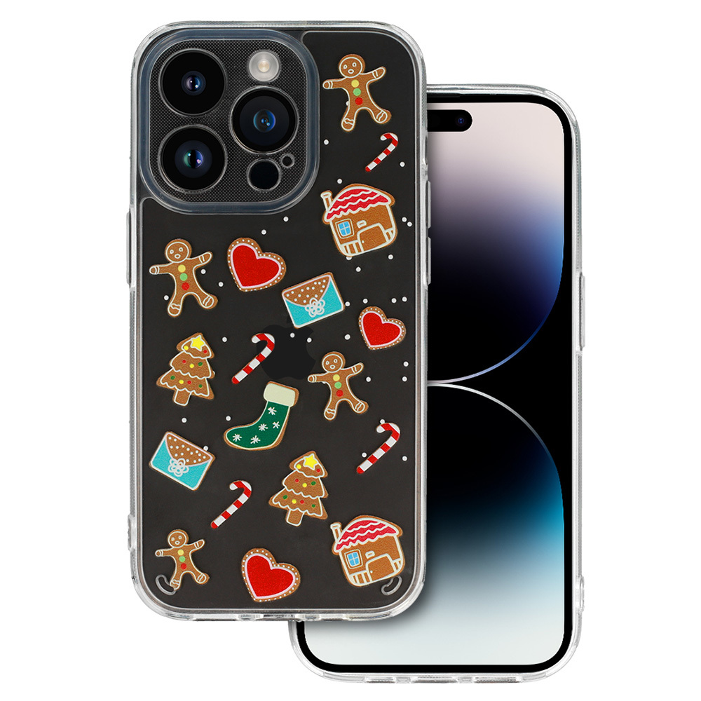TEL PROTECT Christmas Ümbris jaoks Samsung S23 Ultra Design 2 Clear