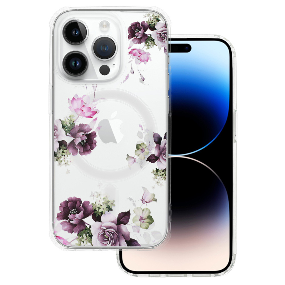 Tel Protect Flower Magsafe jaoks Iphone 15 design 7