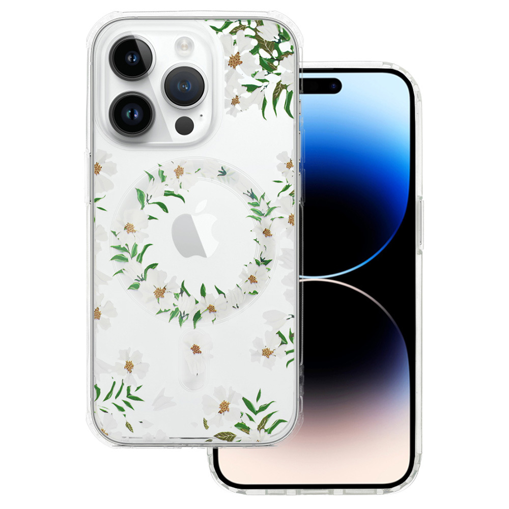 Tel Protect Flower Magsafe jaoks Iphone 15 Plus design 5