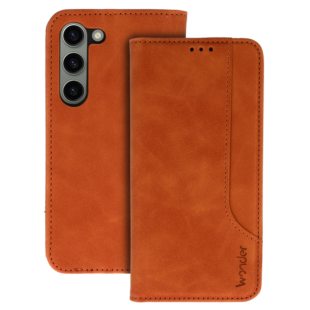 Wonder Prime Ümbris jaoks Samsung Galaxy S23 Plus brown