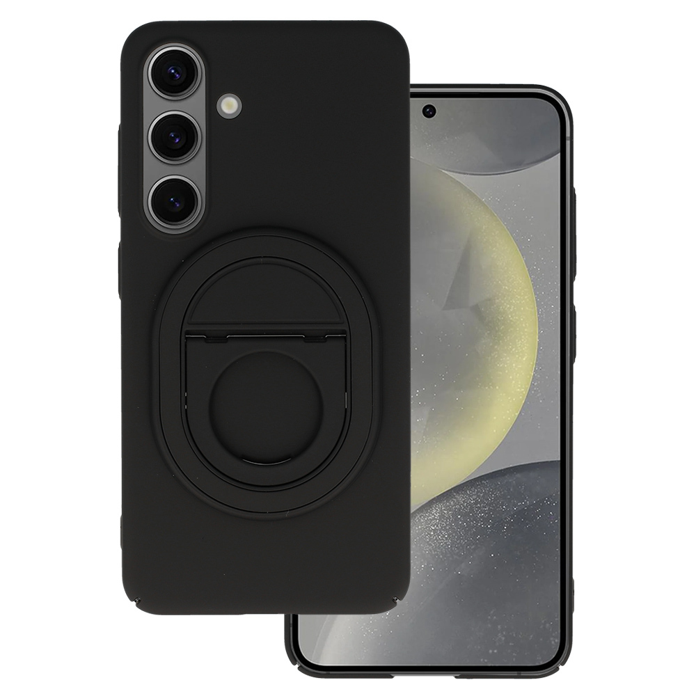 Tel Protect Magnetic Elipse Ümbris jaoks Samsung Galaxy S24 Plus must