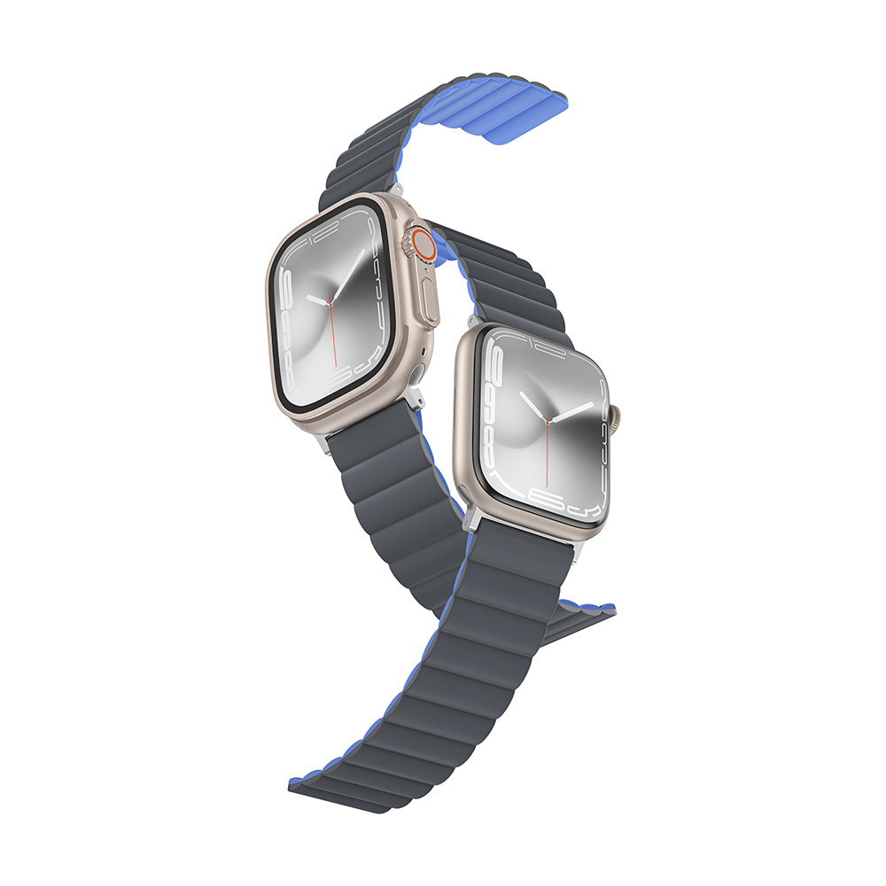 Amazing Thing Ремешок Smoothie Mag AWSPMGB для Apple Watch 49/45/41 серый
