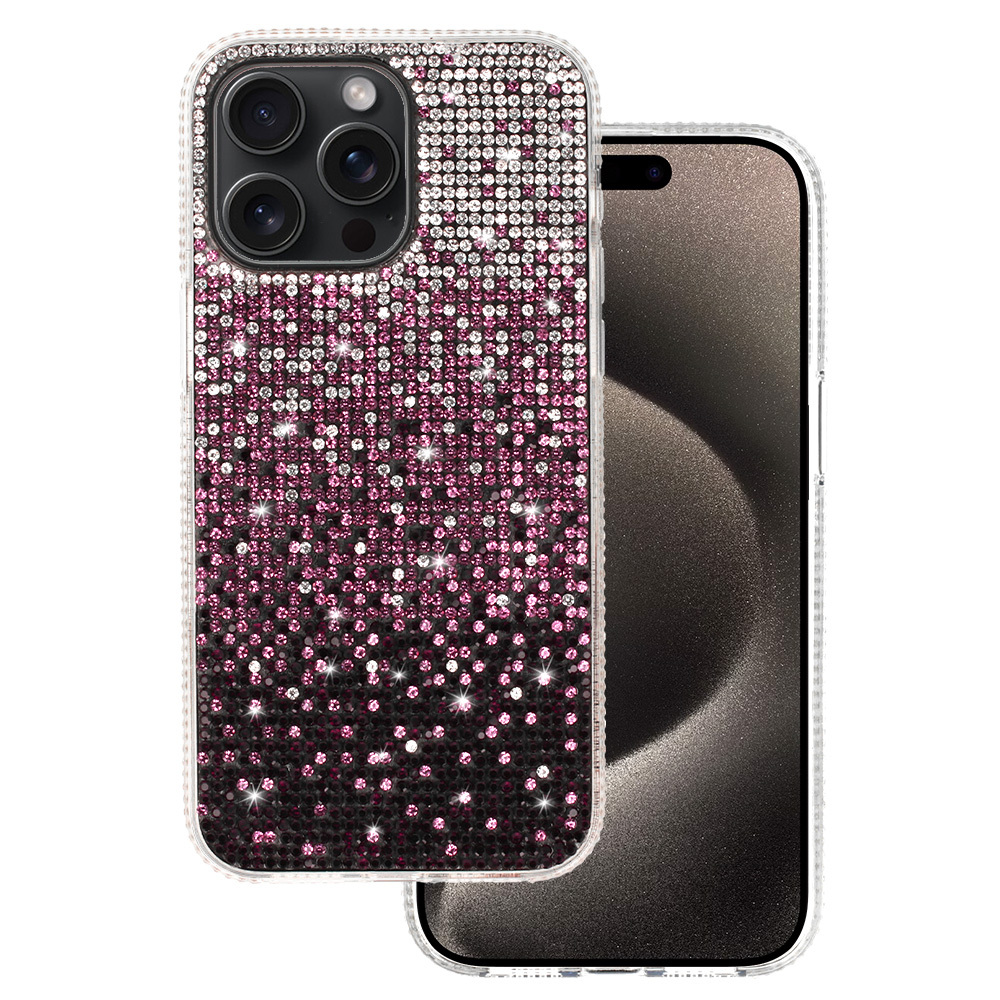 Tel Protect Diamond Чехол для Iphone 16 Pro Max бордовый