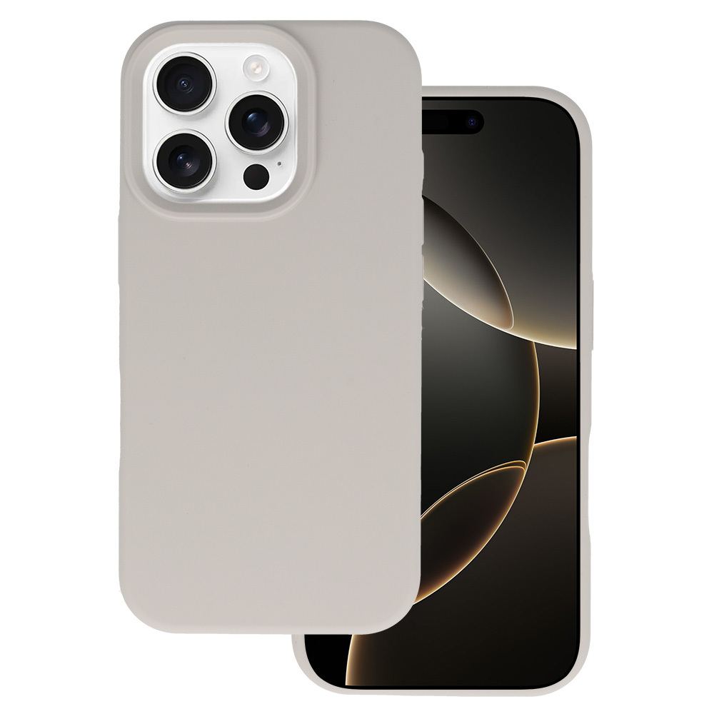 Tel Protect Silicone Premium для Iphone 16 Pro титановый