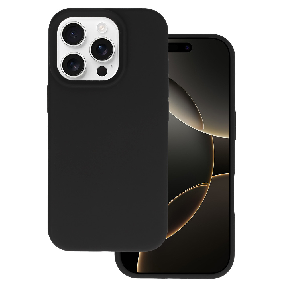 Tel Protect Silicone Premium для Iphone 16 Pro Max чёрный