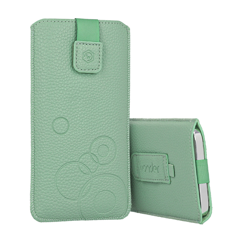 WONDER Deko tasku ümbris (suurus XXL) Samsung S25 Ultra/S24 Ultra/M35/M23/A16 5G/Xiaomi Redmi 14C jaoks roheline