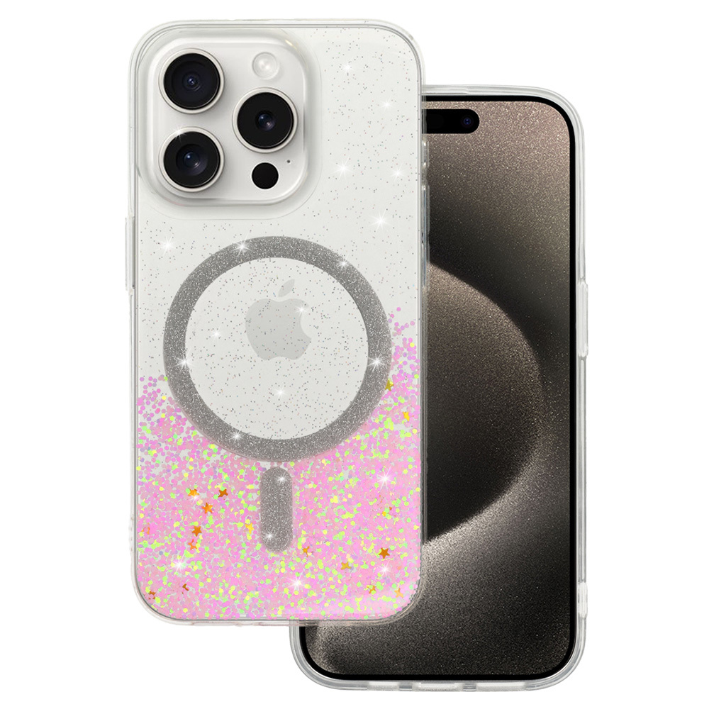Tel Protect Moonlite Magsafe Ümbris jaoks Iphone 13 Pro Max roosa clear