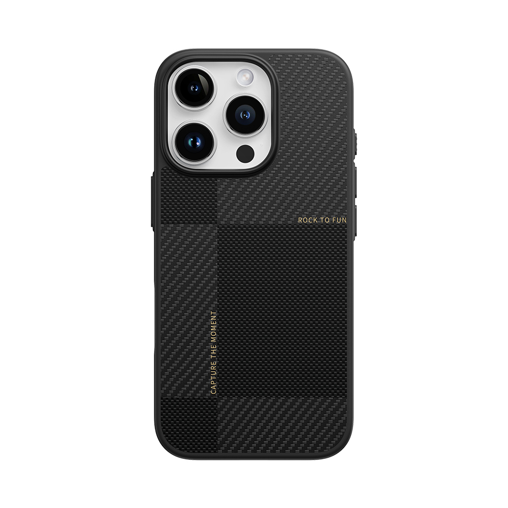 Rock Ultra Thin Aramid Fiber Kevlar 600D Ümbris jaoks Iphone 16 Pro Max must