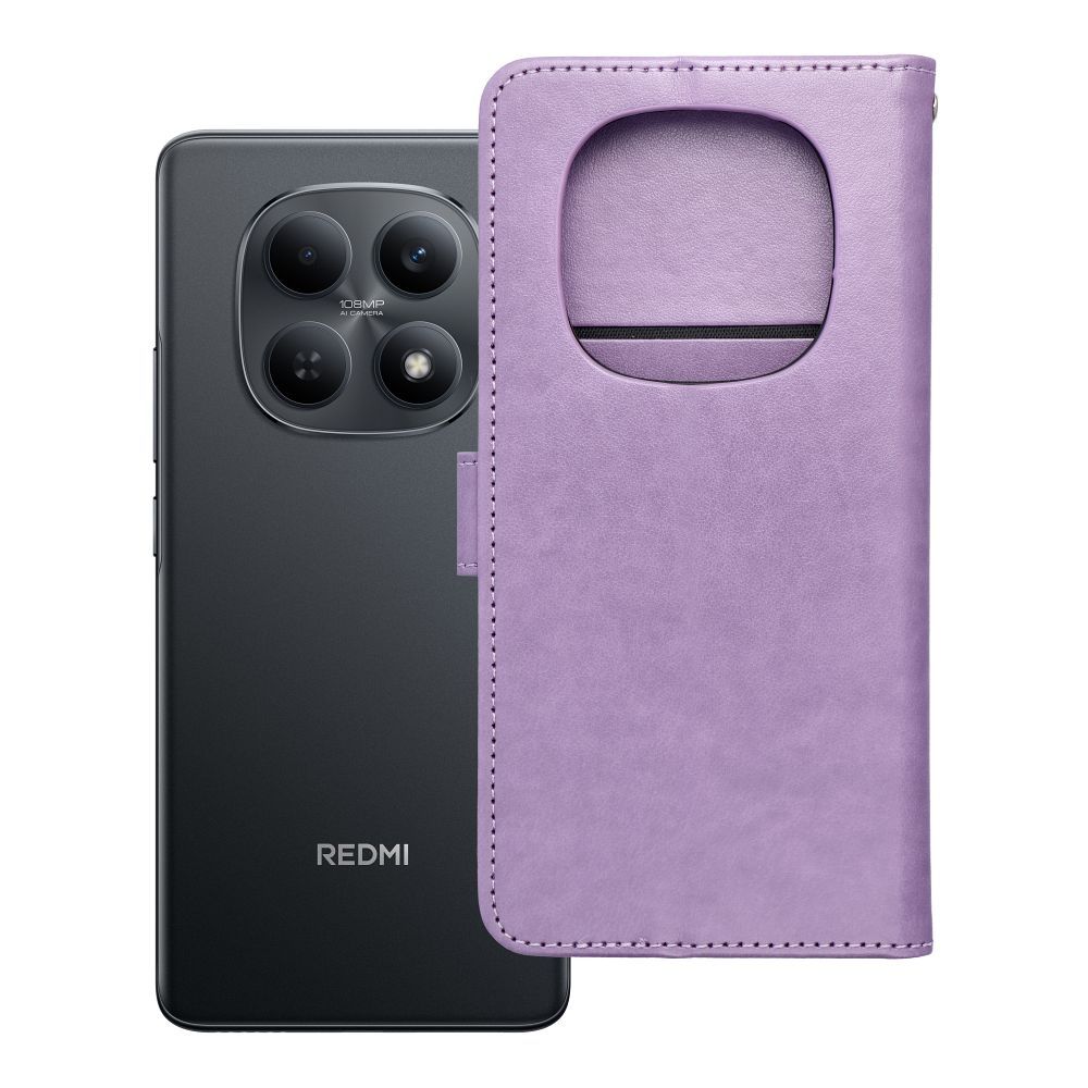 Чехол-книжка MEZZO для Xiaomi Redmi Note 15 5G ловец снов фиолетовый
