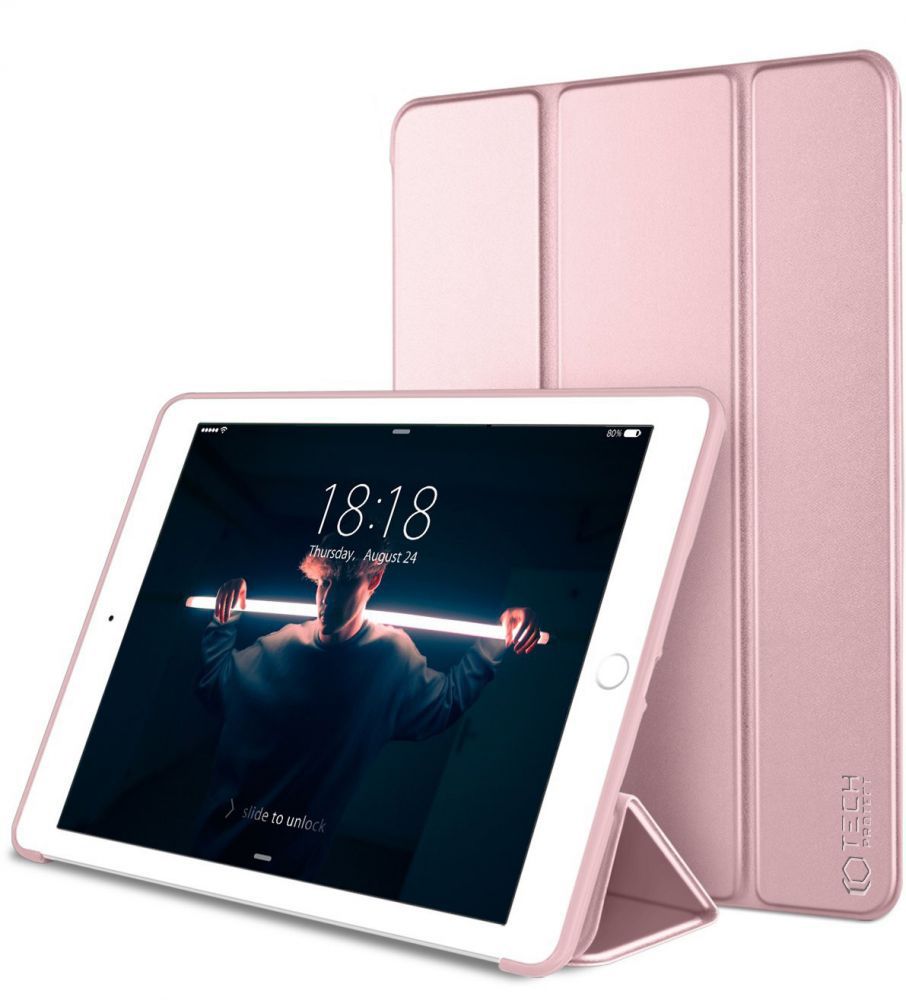 Tech-Protect SmartCase jaoks iPad 9.7'' 5 / 6 / 2017-2018 - roosa