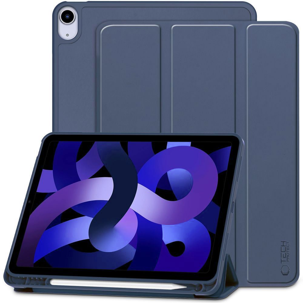Tech-Protect SmartCase Pen для iPad Air 10.9” (2020/2022) / 11” (2024/2025/2026) - тёмно-синий
