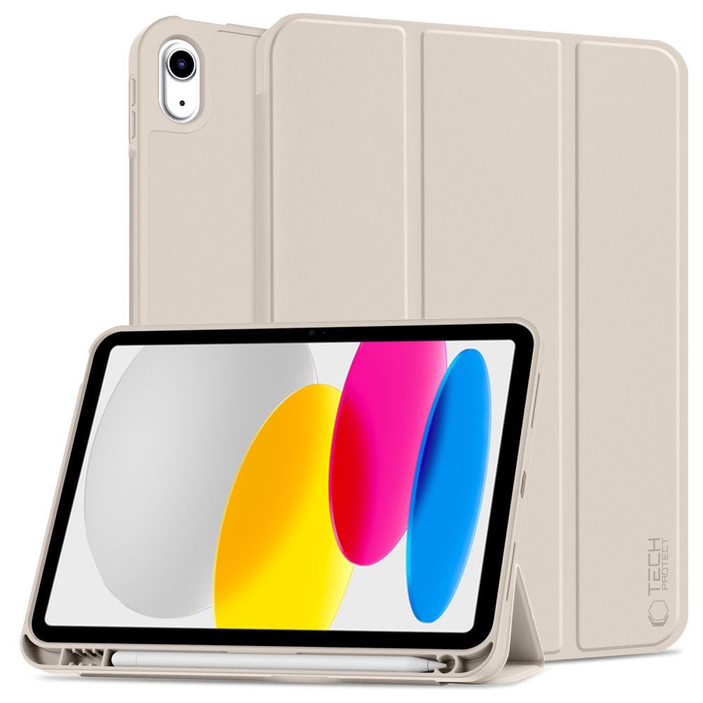 Чехол Tech-Protect SC Pen для iPad 10.9" 2022 - бежевый