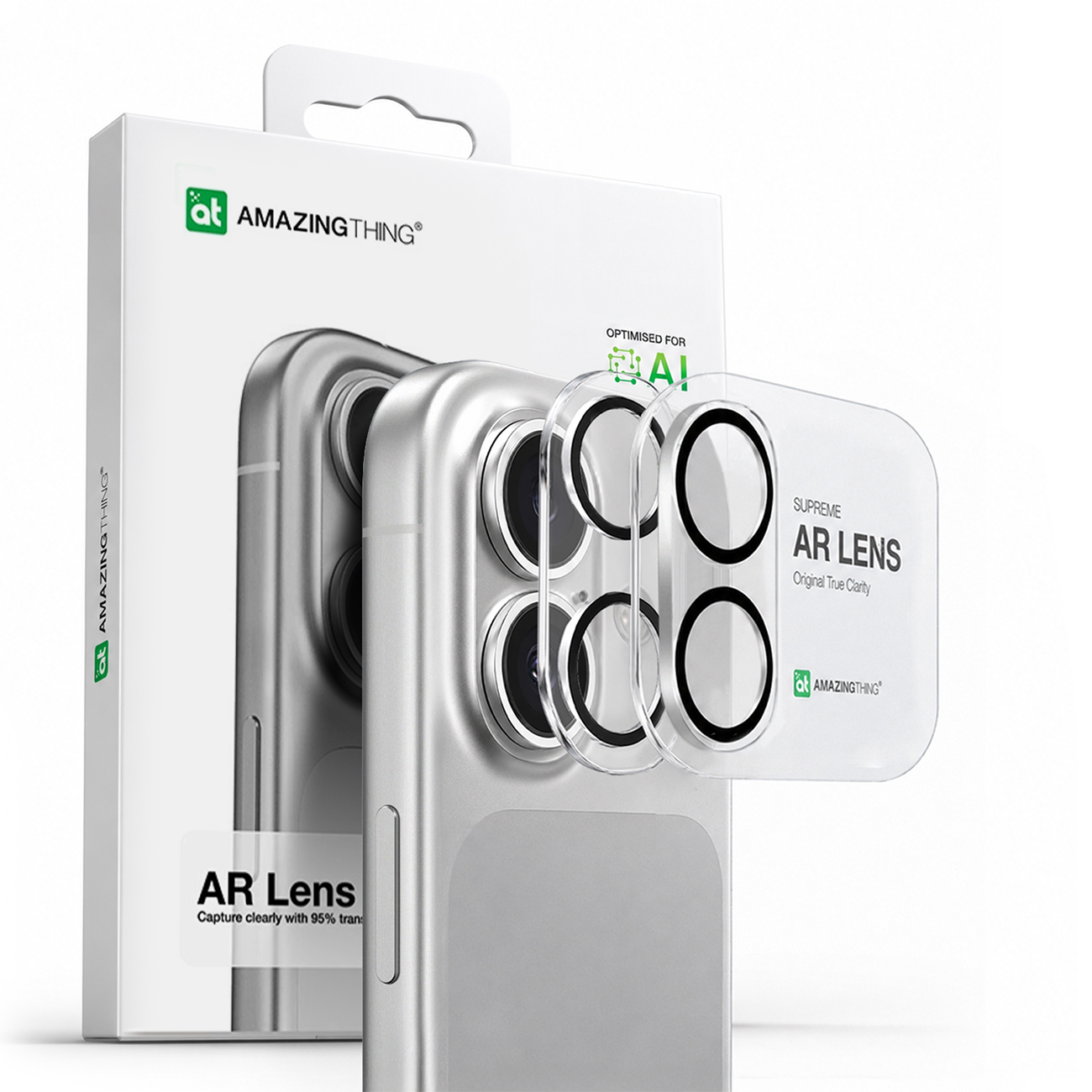 AmazingThing Full Lens Glass jaoks iPhone 17