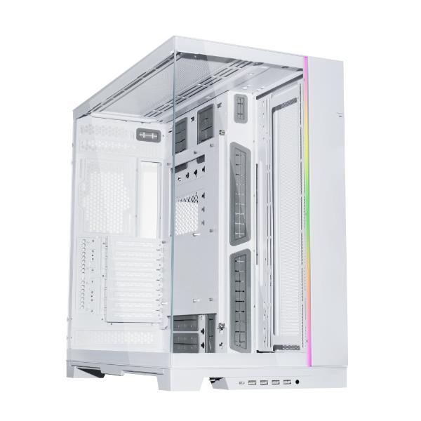 Arvutikorpus LIAN LI O11 Dynamic Evo XL, Tower, ATX/EATX/MicroATX/MiniITX, valge, G99.O11DEXL-W.00