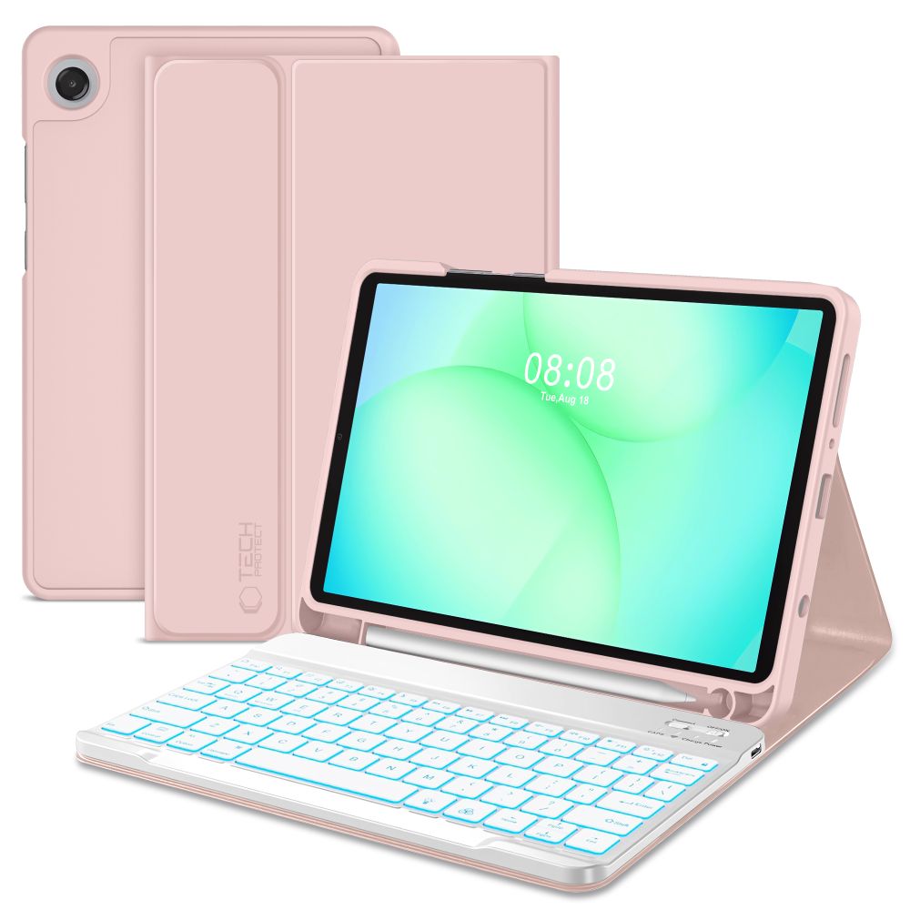 Tech-Protect SC Pen Чехол для Samsung Galaxy Tab A9 / A11 8.7 X110 / X115 / X133 / X135 - розовый