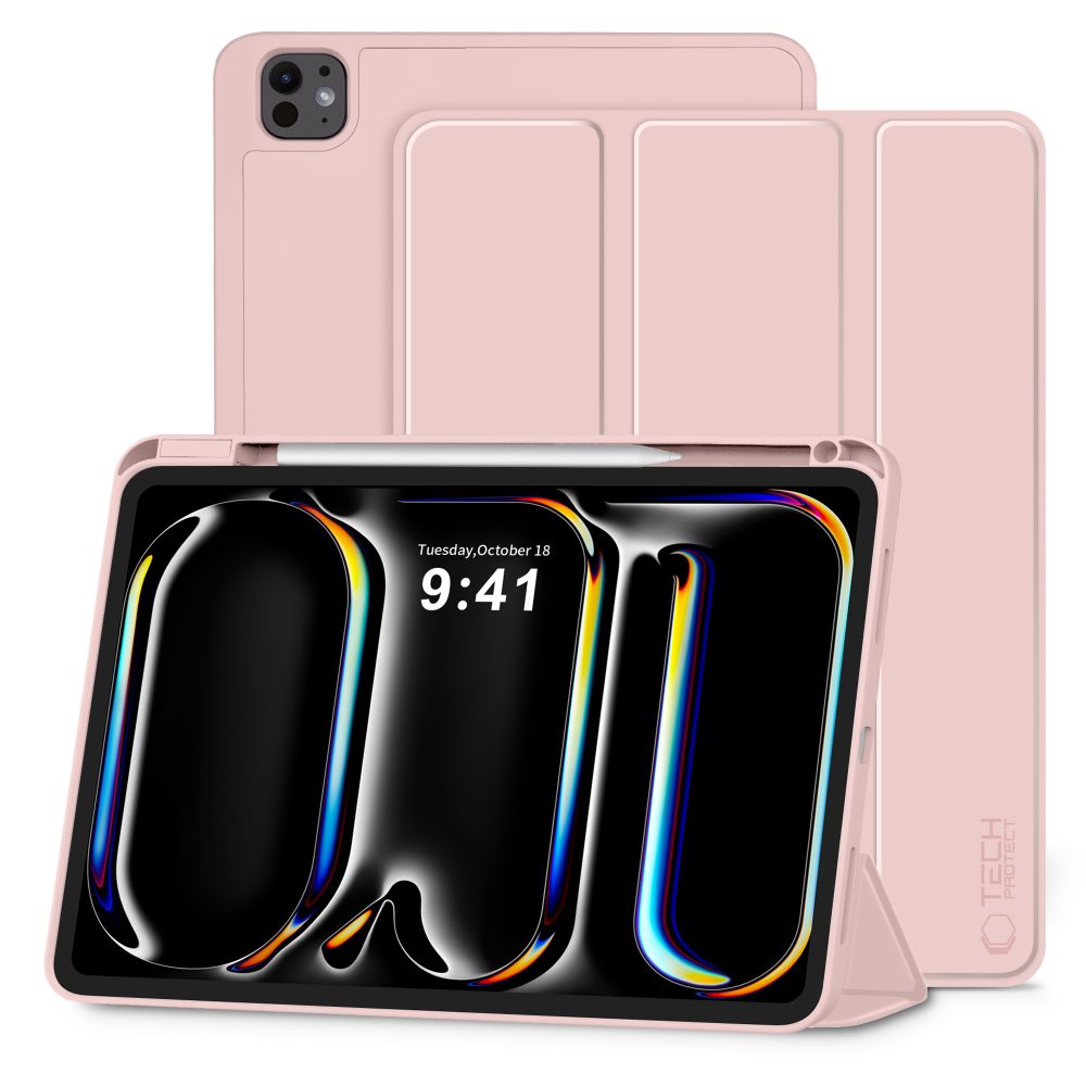 Tech-Protect SC Pen Ümbris jaoks iPad Pro 11” 5/6 2024-2025 - roosa