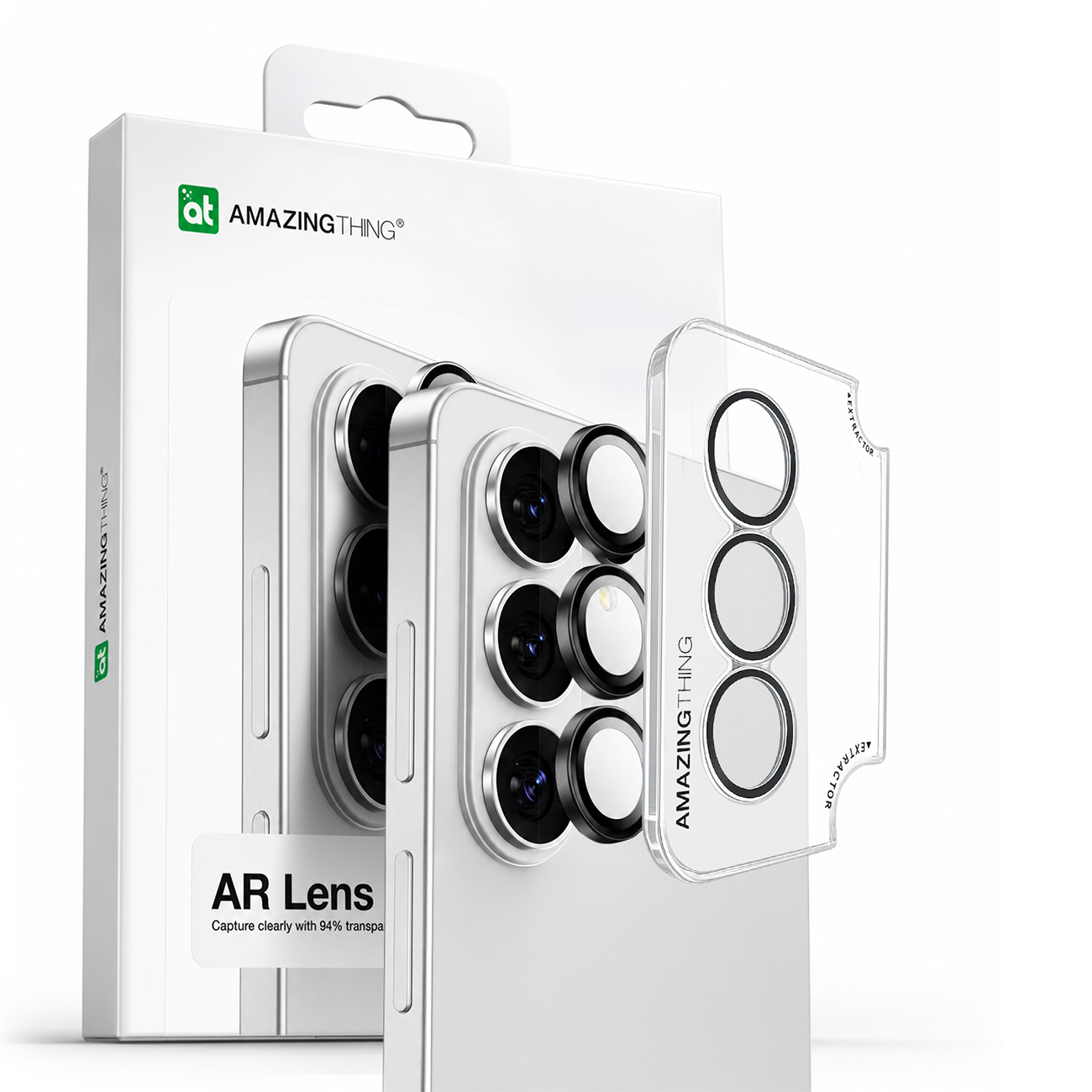 AmazingThing Radix AR Lens Glass для камеры Samsung S26 чёрный