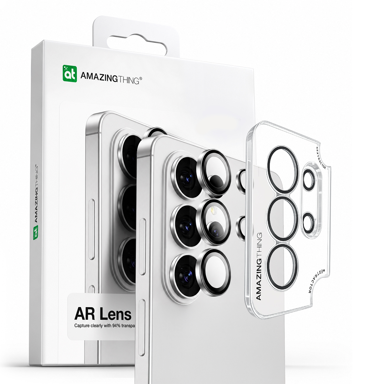 AmazingThing Radix AR Lens Glass for Samsung S26 Ultra - Silver