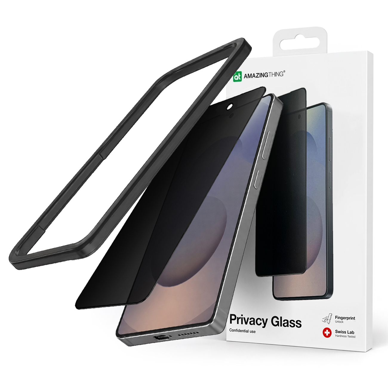AmazingThing Radix Privacy Glass karastatud klaas Samsung S26 jaoks