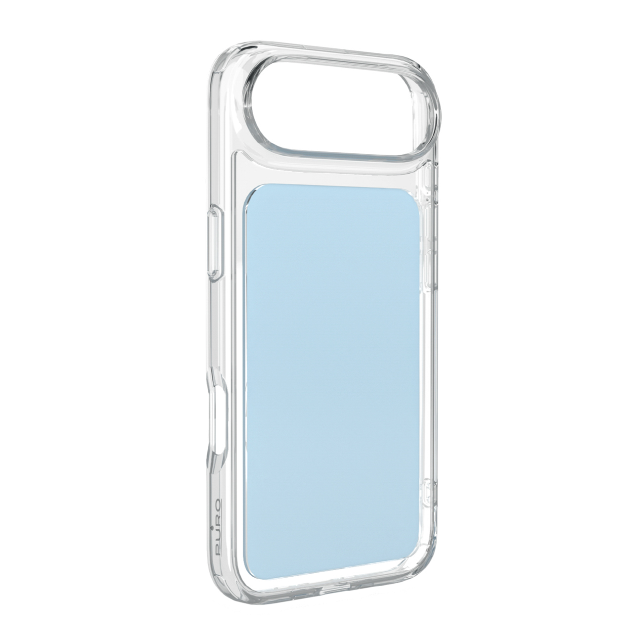 Puro Plate Mag ümbris iPhone 17 Air ühilduv MagSafe-ga - helesinine