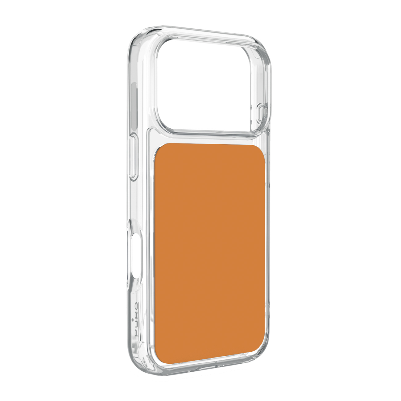 Puro Plate Mag ümbris iPhone 17 Pro Max ühilduv MagSafe-ga - oranž