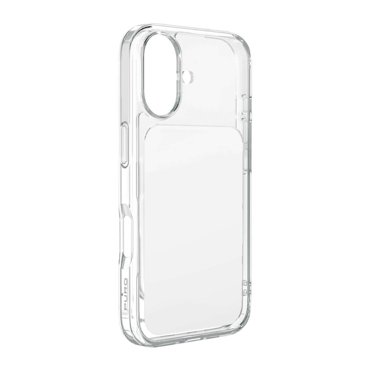 Puro Plate Mag ümbris iPhone 17 ühilduv MagSafe-ga - valge