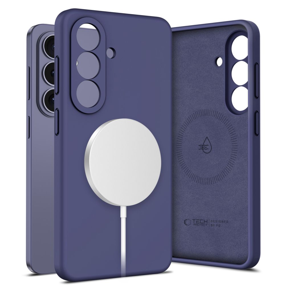 Tech-Protect Silicone MagSafe ümbris Samsung Galaxy S26 jaoks - lilla
