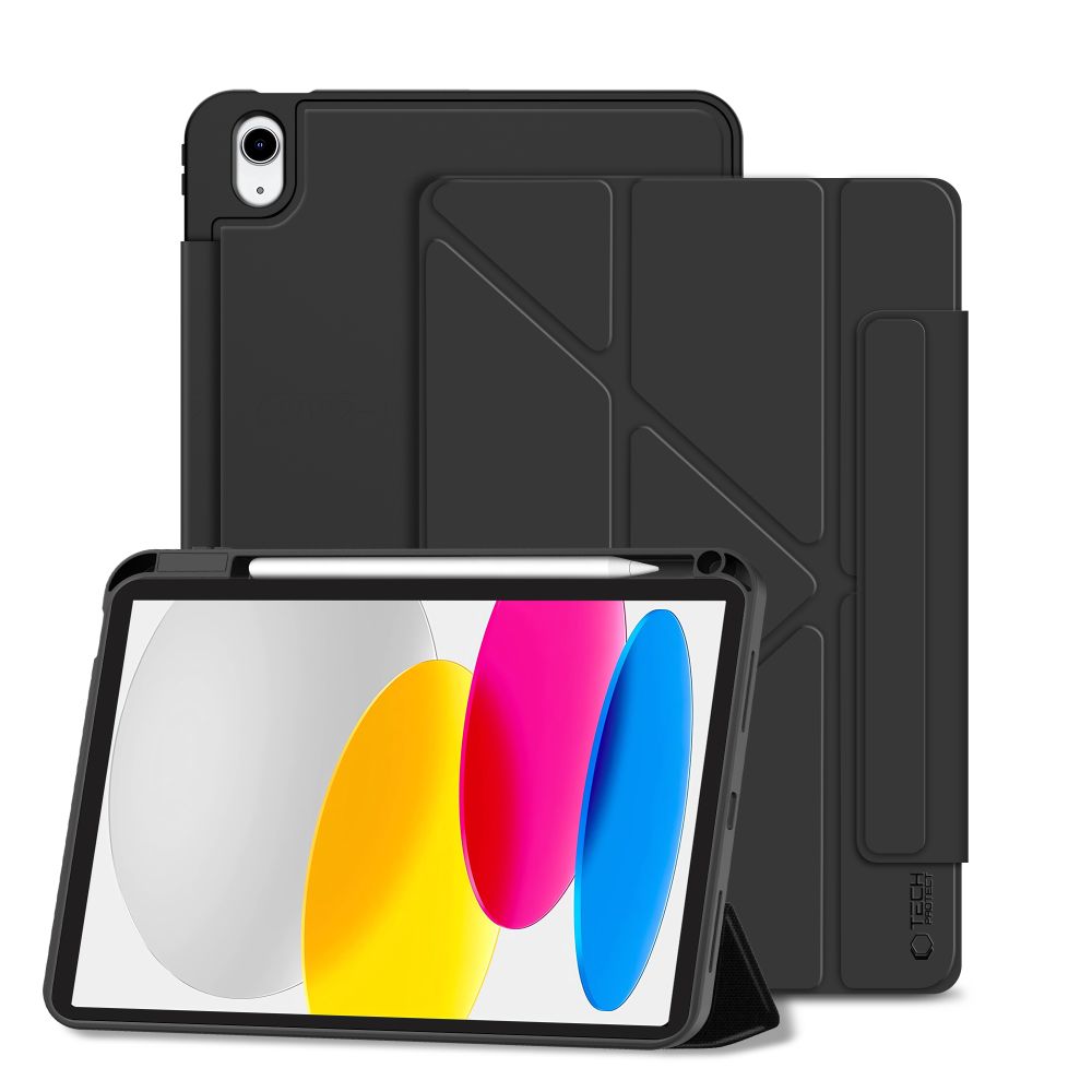 Tech-Protect SC Pen Origami Чехол для iPad 10.9" 2022/2025, чёрный